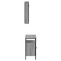 Set de muebles de baño 2 pzas madera contrachapada gris sonoma de vidaXL, Muebles de baño - Ref: Foro24-3214778, Precio: 98,6...