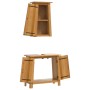Conjunto de muebles de baño 2 piezas madera maciza de pino de vidaXL, Muebles de baño - Ref: Foro24-3223459, Precio: 297,45 €...