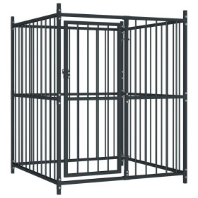 Perrera de exterior 120x120x150 cm de vidaXL, Casetas y cercados para perros - Ref: Foro24-145763, Precio: 256,44 €, Descuent...