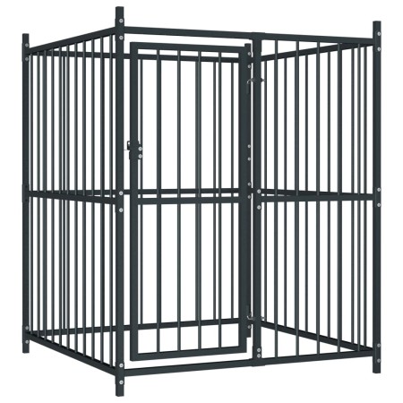 Perrera de exterior 120x120x150 cm de vidaXL, Casetas y cercados para perros - Ref: Foro24-145763, Precio: 256,44 €, Descuent...