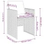 Sillas de jardín con cojines 4 uds ratán sintético beige de vidaXL, Sillas de jardín - Ref: Foro24-4007439, Precio: 217,92 €,...