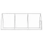 Jaula para gallinas acero galvanizado plateado 300x105x120 cm de vidaXL, Jaulas y habitáculos para animales pequeños - Ref: F...