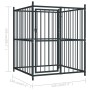 Perrera de exterior 120x120x150 cm de vidaXL, Casetas y cercados para perros - Ref: Foro24-145763, Precio: 256,44 €, Descuent...