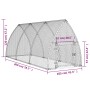 Jaula para gallinas acero galvanizado plateado 300x105x120 cm de vidaXL, Jaulas y habitáculos para animales pequeños - Ref: F...
