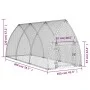 Jaula para gallinas acero galvanizado plateado 300x105x120 cm de vidaXL, Jaulas y habitáculos para animales pequeños - Ref: F...