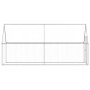 Jaula para gallinas acero galvanizado plateado 400x100x190 cm de vidaXL, Jaulas y habitáculos para animales pequeños - Ref: F...