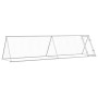 Jaula para gallinas acero galvanizado plateado 400x105x91 cm de vidaXL, Jaulas y habitáculos para animales pequeños - Ref: Fo...