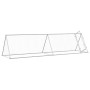 Jaula para gallinas acero galvanizado plateado 400x105x91 cm de vidaXL, Jaulas y habitáculos para animales pequeños - Ref: Fo...