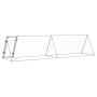 Jaula para gallinas acero galvanizado plateado 400x105x91 cm de vidaXL, Jaulas y habitáculos para animales pequeños - Ref: Fo...