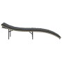 Tumbona con cojín ratán sintético gris claro 55x199x50 cm de vidaXL, Tumbonas - Ref: Foro24-368250, Precio: 83,38 €, Descuent...