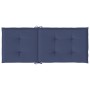 Cojines para silla con respaldo alto 4 uds tela azul marino de vidaXL, Cojines para sillas y sofás - Ref: Foro24-378612, Prec...