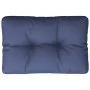 Cojín para sofá de palets tela azul marino 50x40x12 cm de vidaXL, Cojines para sillas y sofás - Ref: Foro24-377943, Precio: 2...