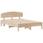 Estructura de cama con cabecero madera maciza pino 140x200 cm de vidaXL, Camas y somieres - Ref: Foro24-3207209, Precio: 159,...