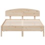 Estructura de cama con cabecero madera maciza pino 140x200 cm de vidaXL, Camas y somieres - Ref: Foro24-3207209, Precio: 159,...