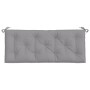 Cojines de banco de jardín 2 uds tela Oxford gris 120x50x7 cm de vidaXL, Cojines para sillas y sofás - Ref: Foro24-361679, Pr...