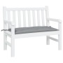 Cojín de banco de jardín tela Oxford gris 110x50x7 cm de vidaXL, Cojines para sillas y sofás - Ref: Foro24-361812, Precio: 26...