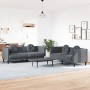 Juego de sofás con cojines 2 piezas terciopelo gris oscuro de vidaXL, Sofás - Ref: Foro24-3209258, Precio: 476,43 €, Descuent...