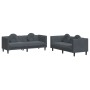 Juego de sofás con cojines 2 piezas terciopelo gris oscuro de vidaXL, Sofás - Ref: Foro24-3209258, Precio: 476,43 €, Descuent...