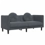 Juego de sofás con cojines 2 piezas terciopelo gris oscuro de vidaXL, Sofás - Ref: Foro24-3209258, Precio: 476,43 €, Descuent...