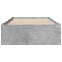 Cama con cajones madera ingeniería gris hormigón 100x200 cm de vidaXL, Camas y somieres - Ref: Foro24-3280422, Precio: 102,84...