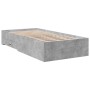 Cama con cajones madera ingeniería gris hormigón 90x200 cm de vidaXL, Camas y somieres - Ref: Foro24-3280429, Precio: 113,23 ...