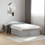 Cama con cajones madera ingeniería gris hormigón 90x200 cm de vidaXL, Camas y somieres - Ref: Foro24-3280429, Precio: 113,23 ...