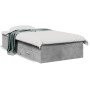 Cama con cajones madera ingeniería gris hormigón 90x190 cm de vidaXL, Camas y somieres - Ref: Foro24-3280436, Precio: 100,68 ...