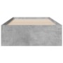 Cama con cajones madera ingeniería gris hormigón 90x190 cm de vidaXL, Camas y somieres - Ref: Foro24-3280436, Precio: 100,68 ...