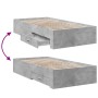 Cama con cajones madera ingeniería gris hormigón 90x190 cm de vidaXL, Camas y somieres - Ref: Foro24-3280436, Precio: 100,68 ...