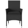 Sillones de jardín con cojines 2 uds ratán sintético negro de vidaXL, Sillas de jardín - Ref: Foro24-368109, Precio: 116,73 €...