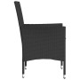Sillones de jardín con cojines 2 uds ratán sintético negro de vidaXL, Sillas de jardín - Ref: Foro24-368109, Precio: 116,73 €...