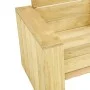 Silla de jardín de madera de pino impregnada 89x76x76 cm de vidaXL, Sillas de jardín - Ref: Foro24-49036, Precio: 105,85 €, D...