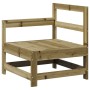 Juego de muebles de jardín 7 pzas madera de pino impregnada de vidaXL, Conjuntos de jardín - Ref: Foro24-3250619, Precio: 402...