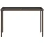 Mesa de jardín superficie vidrio ratán PE marrón 115x54x74 cm de vidaXL, Mesas de jardín - Ref: Foro24-365074, Precio: 74,35 ...