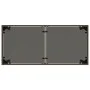 Mesa de jardín superficie vidrio ratán PE marrón 115x54x74 cm de vidaXL, Mesas de jardín - Ref: Foro24-365074, Precio: 74,35 ...