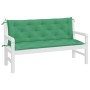 Cojines de banco de jardín 2 uds tela Oxford verde 150x50x7 cm de vidaXL, Cojines para sillas y sofás - Ref: Foro24-361702, P...