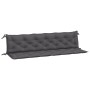 Cojines de banco de jardín 2 uds antracita 200x50x7 cm de vidaXL, Cojines para sillas y sofás - Ref: Foro24-361735, Precio: 8...