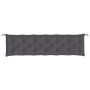 Cojines de banco de jardín 2 uds antracita 200x50x7 cm de vidaXL, Cojines para sillas y sofás - Ref: Foro24-361735, Precio: 8...