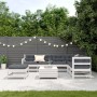 Set muebles jardín con cojines 8 pzas madera maciza pino blanco de vidaXL, Conjuntos de jardín - Ref: Foro24-3250577, Precio:...