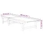 Tumbonas 2 unidades madera maciza de acacia y textileno negro de vidaXL, Tumbonas - Ref: Foro24-3279247, Precio: 301,88 €, De...