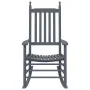 Mecedoras con asiento curvo 2 uds madera álamo maciza gris de vidaXL, Mecedoras - Ref: Foro24-3281589, Precio: 202,40 €, Desc...
