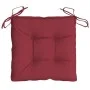 Cojines de palets de jardín 6 uds Oxford rojo tinto 50x50x7 cm de vidaXL, Cojines para sillas y sofás - Ref: Foro24-361536, P...