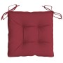 Cojines de palets de jardín 6 uds Oxford rojo tinto 50x50x7 cm de vidaXL, Cojines para sillas y sofás - Ref: Foro24-361536, P...