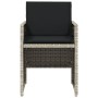 Sillones de jardín con cojines 4 uds ratán sintético gris claro de vidaXL, Sillas de jardín - Ref: Foro24-364937, Precio: 189...