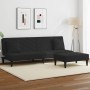Juego de sofás con cojines 2 piezas terciopelo negro de vidaXL, Sofás - Ref: Foro24-3216265, Precio: 326,17 €, Descuento: %