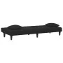 Zweiteiliges Sofaset mit schwarzen Samtkissen. von vidaXL, Sofas - Ref: Foro24-3216265, Preis: 320,61 €, Rabatt: %