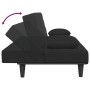 Juego de sofás con cojines 2 piezas terciopelo negro de vidaXL, Sofás - Ref: Foro24-3216265, Precio: 326,17 €, Descuento: %