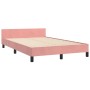 Estructura de cama con cabecero terciopelo rosa 120x190 cm de vidaXL, Camas y somieres - Ref: Foro24-3270577, Precio: 170,11 ...