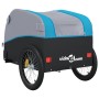 Remolque para bicicleta hierro negro y azul 30 kg de vidaXL, Remolques para bicicletas - Ref: Foro24-94142, Precio: 88,38 €, ...