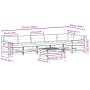 Set muebles jardín 7 pzas con cojines madera maciza pino blanco de vidaXL, Conjuntos de jardín - Ref: Foro24-3250893, Precio:...